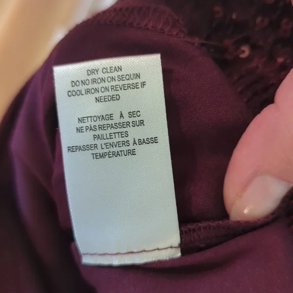 DR2 burgundy blouse Sz S - Picture 6 of 6